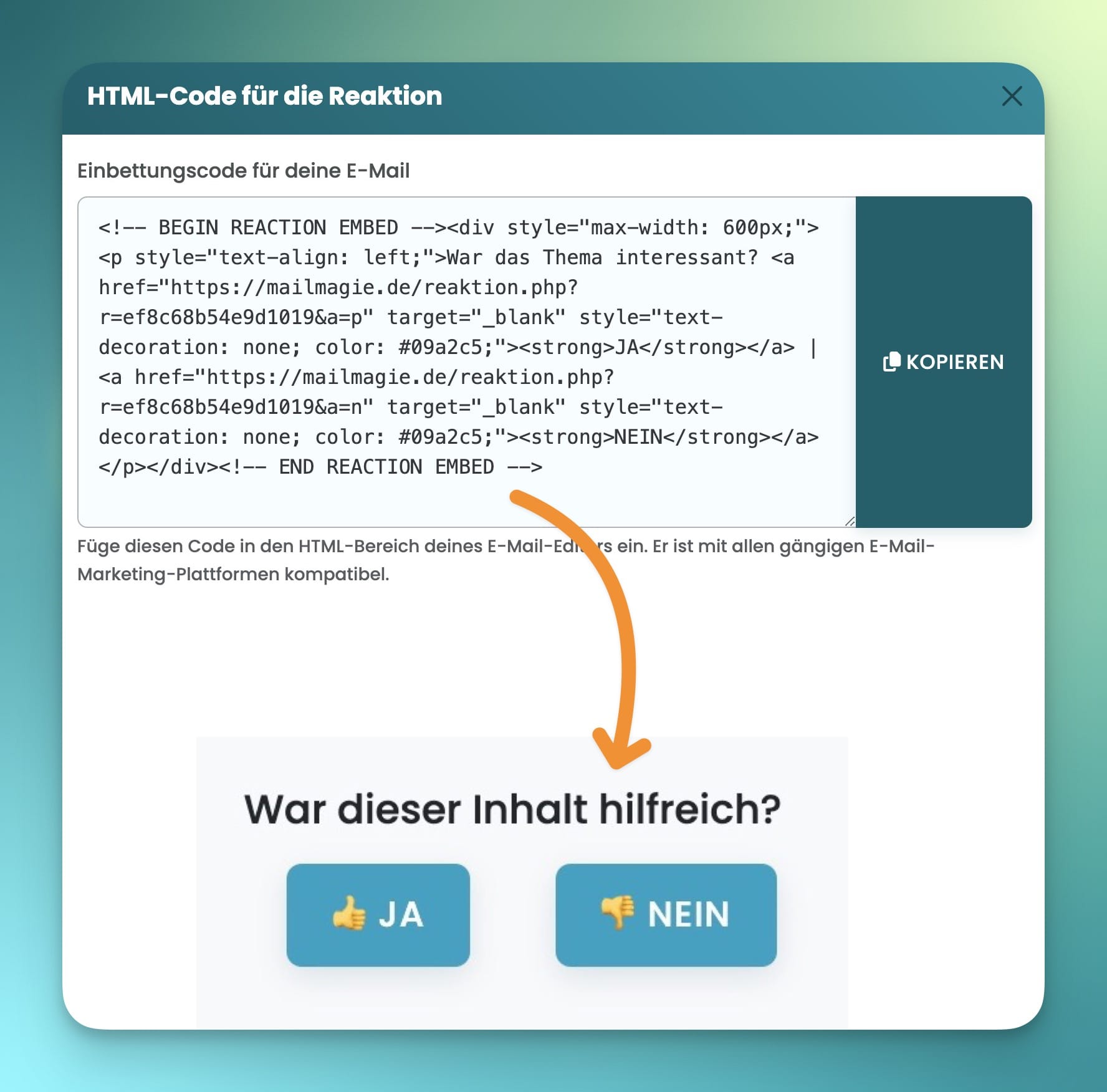 Beispiel für Einfache Integration